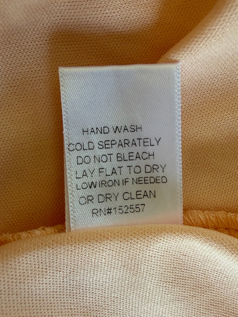 Polagram Summer Midi Dress Peach V-Neck Swiss Dot size M - Picture 8 of 10